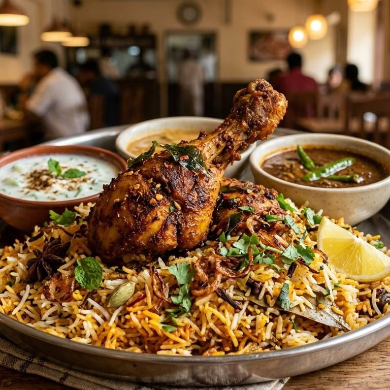 Delicious Chicken Biryani Awaits