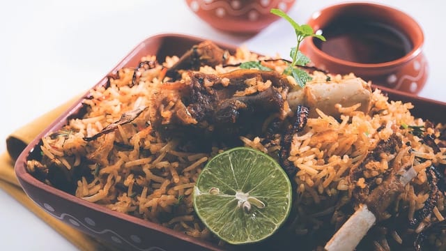Lamb Biryani.