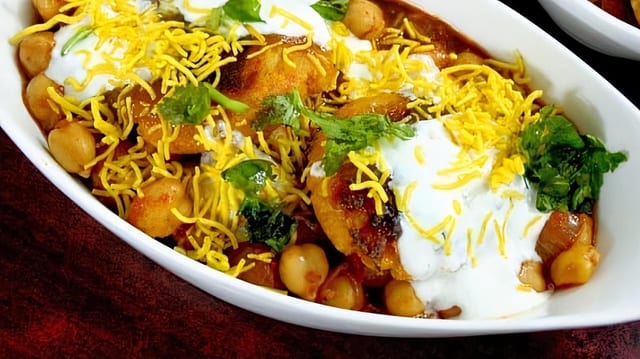 Aloo Tikki Chat.