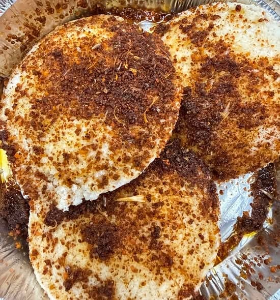 Ghee Karram Idly.