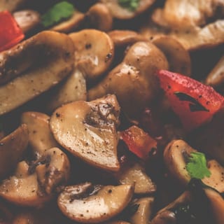 Mushroom Pepper Fry