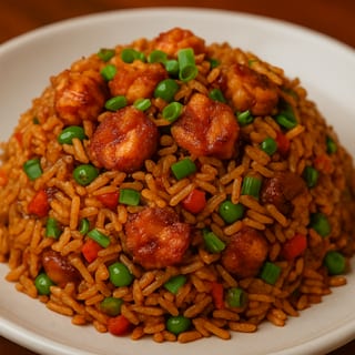 Shrimp Schezwan Fried Rice
