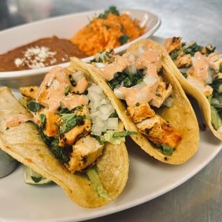 CHICKEN TIKKA TACOS