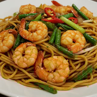 Shrimp Hakka Noodles